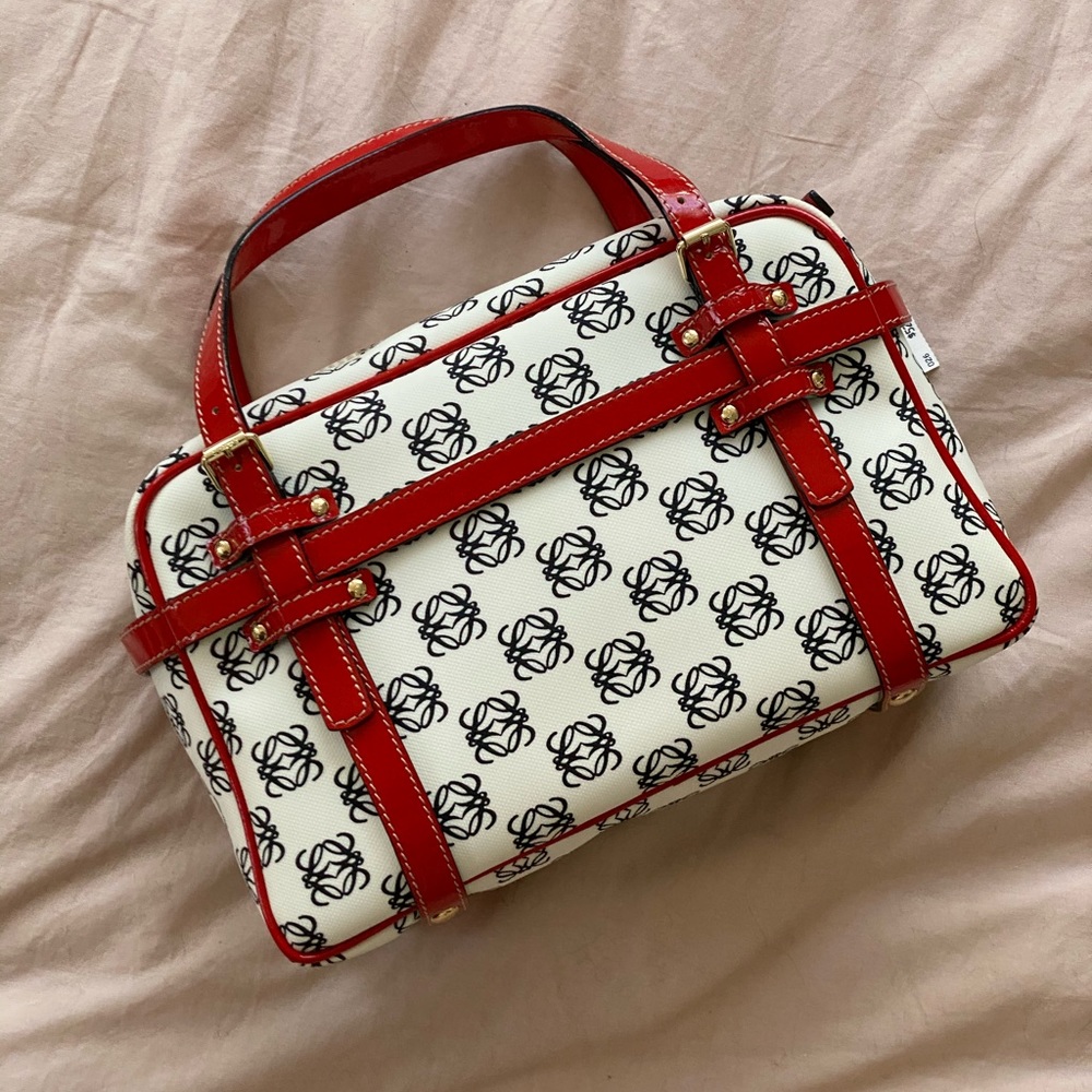 Vintage Loewe logo small bag with matching wallet